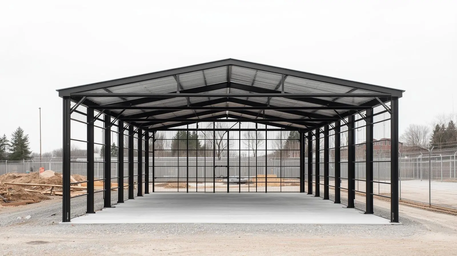 commercial sheds iron